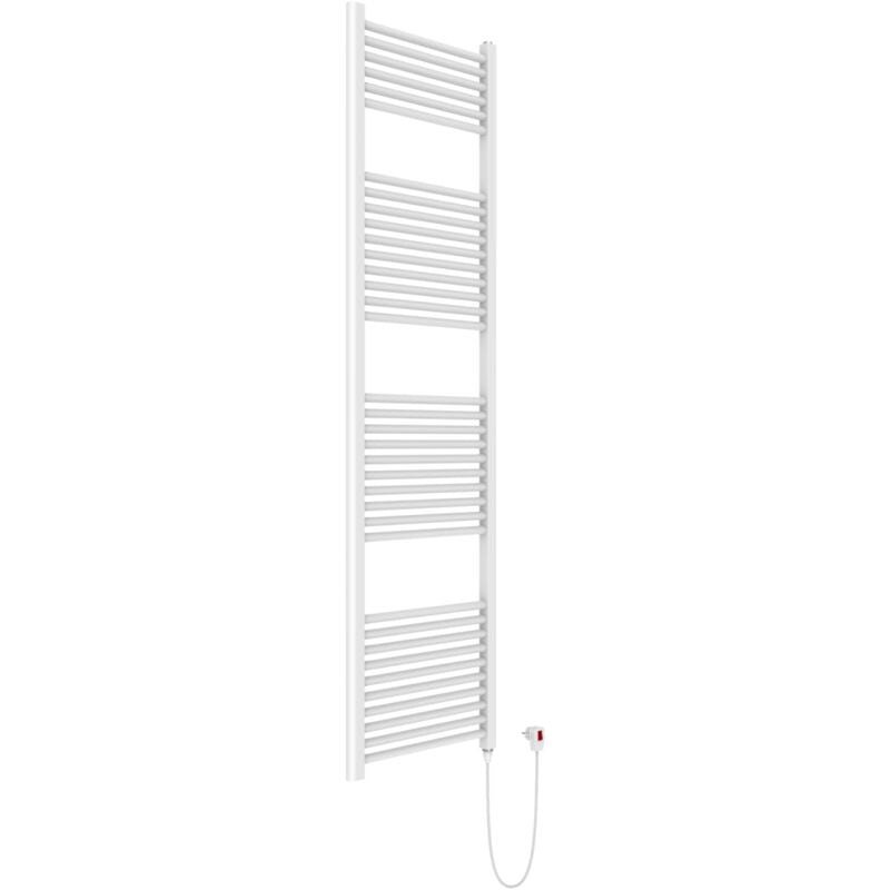 foto del prodotto kiamami valentina scaldasalviette elettrico per il bagno 50x180 bianco