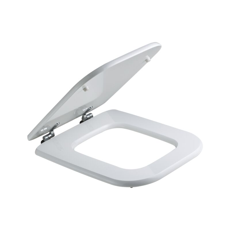 foto del prodotto kiamami valentina sedile wc compatibile conca bianco con cerniere universale