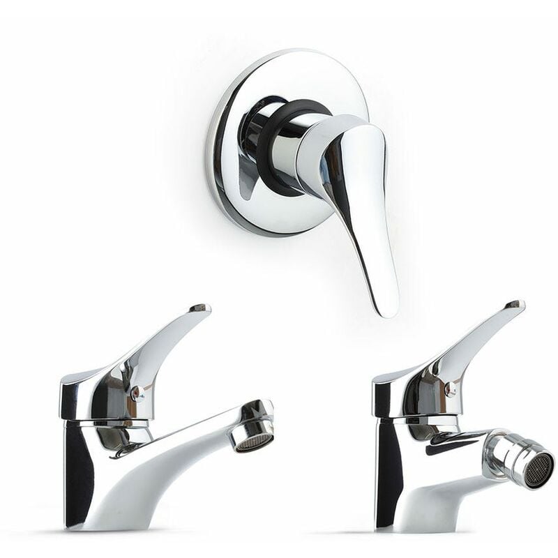 foto del prodotto kiamami valentina set miscelatori per il bagno, lavabo, bidet e incasso doccia cembra