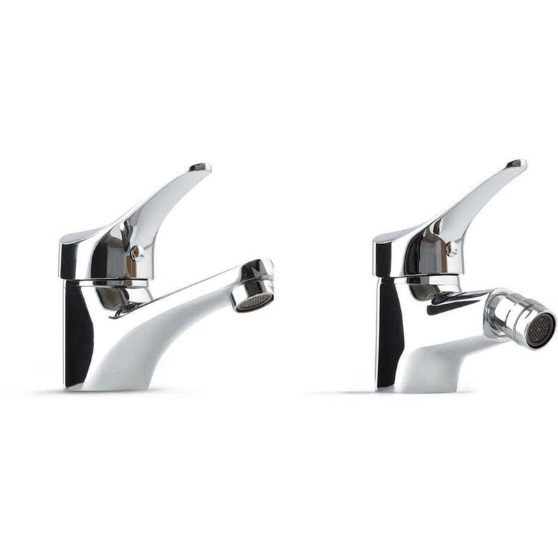 foto del prodotto kiamami valentina set rubinetteria 2 pezzi per lavabo e bidet cembra