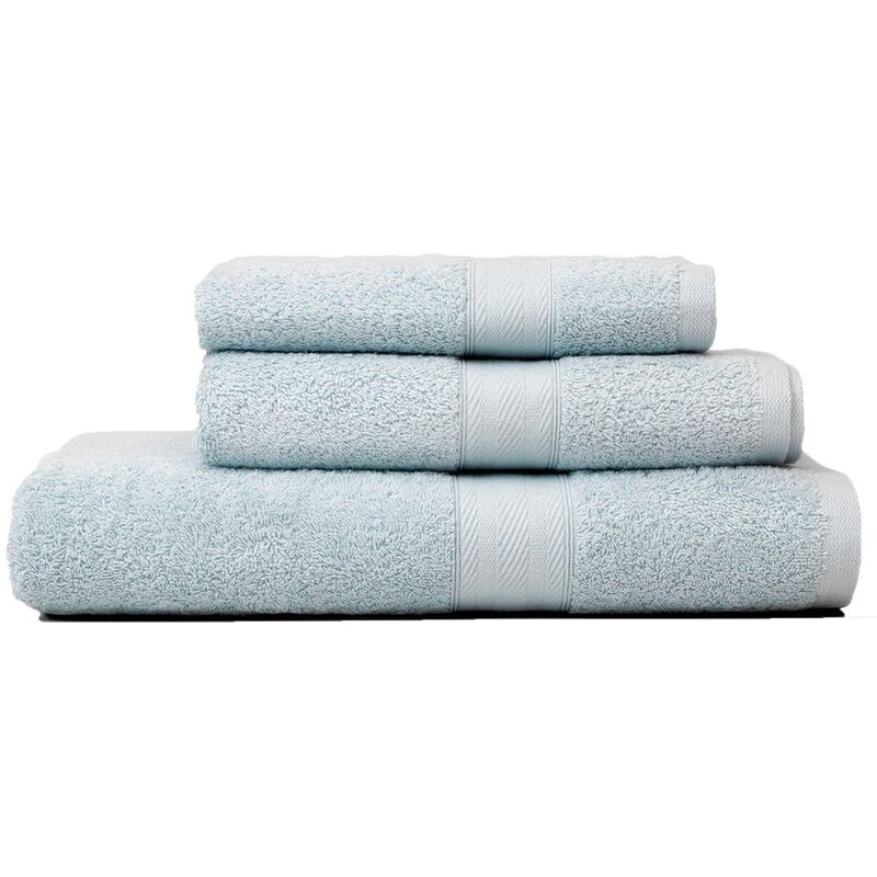 foto del prodotto kiamami valentina set salviette coordinato 3 pezzi arredo bagno in spugna nuvola teddy