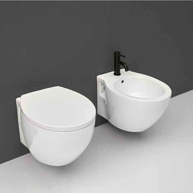 foto del prodotto kiamami valentina set sanitari bagno sospesi in ceramica bianca patascoss