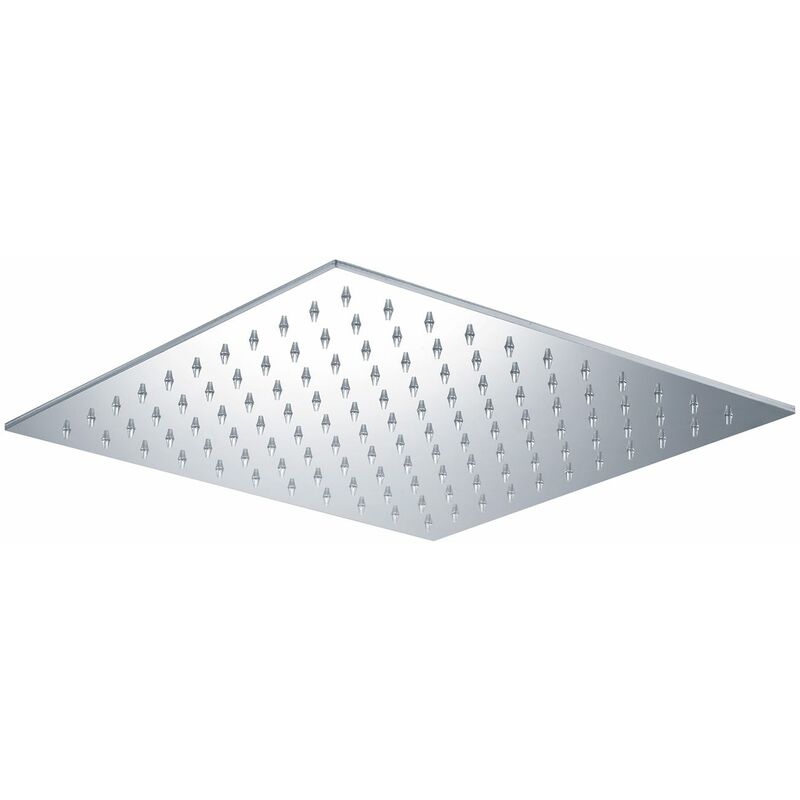 foto del prodotto kiamami valentina soffione doccia quadrato 30x30 cm in accaio inox