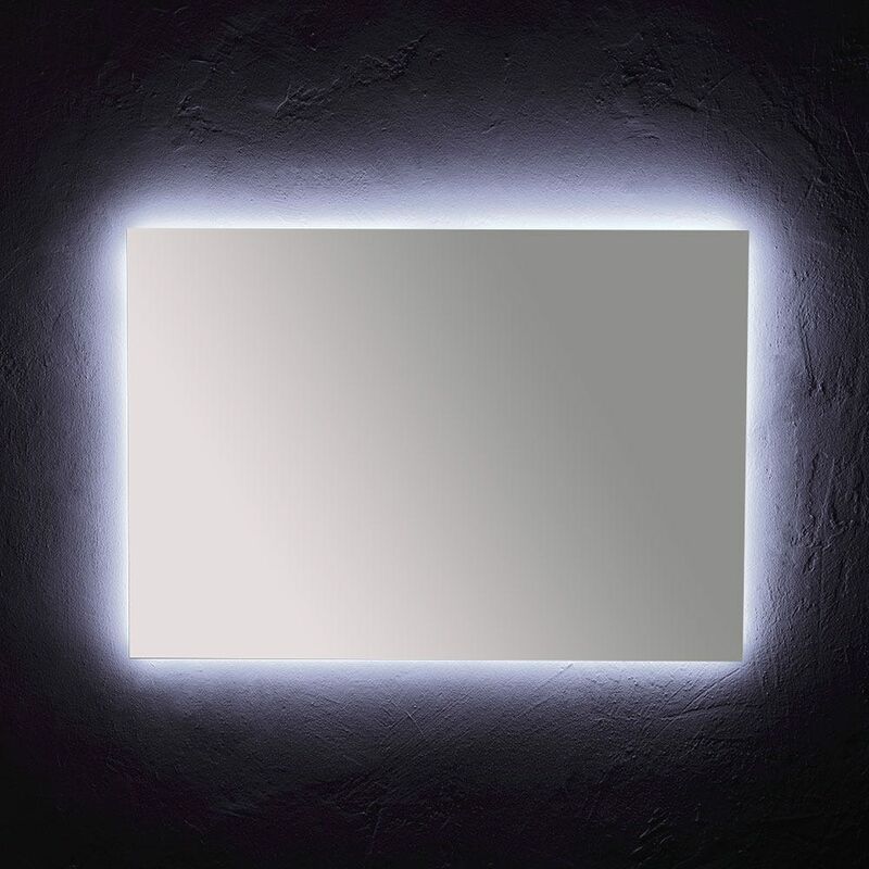 foto del prodotto kiamami valentina specchiera con illuminazione perimetrale a led 100x70 cm