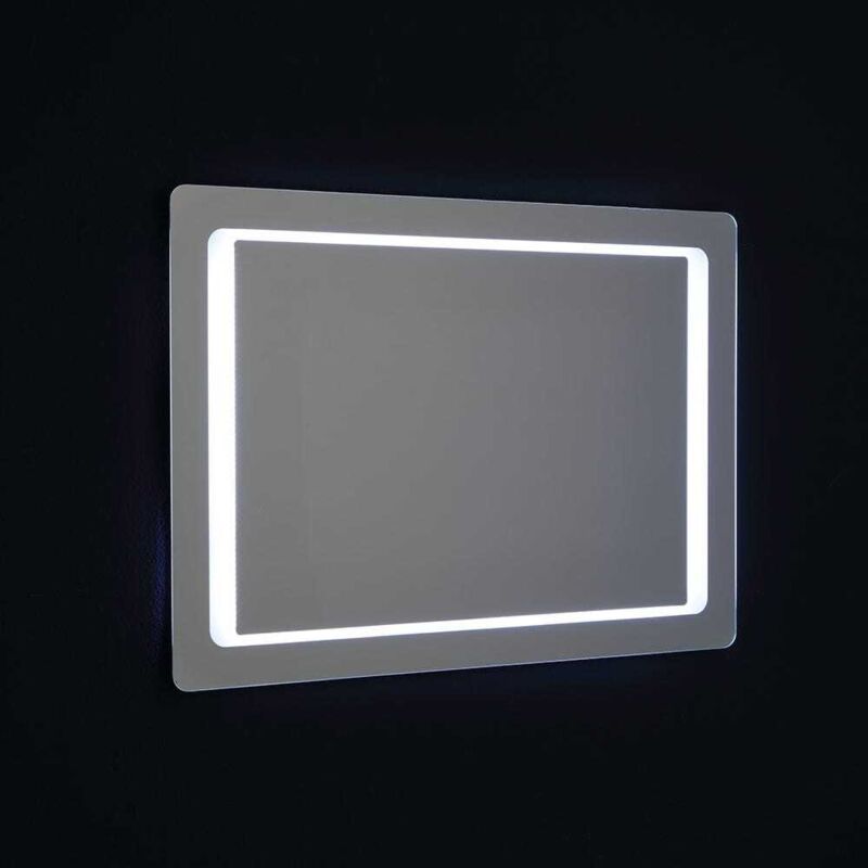 foto del prodotto kiamami valentina specchio 100x70 bagno retroilluminato a led reversibile