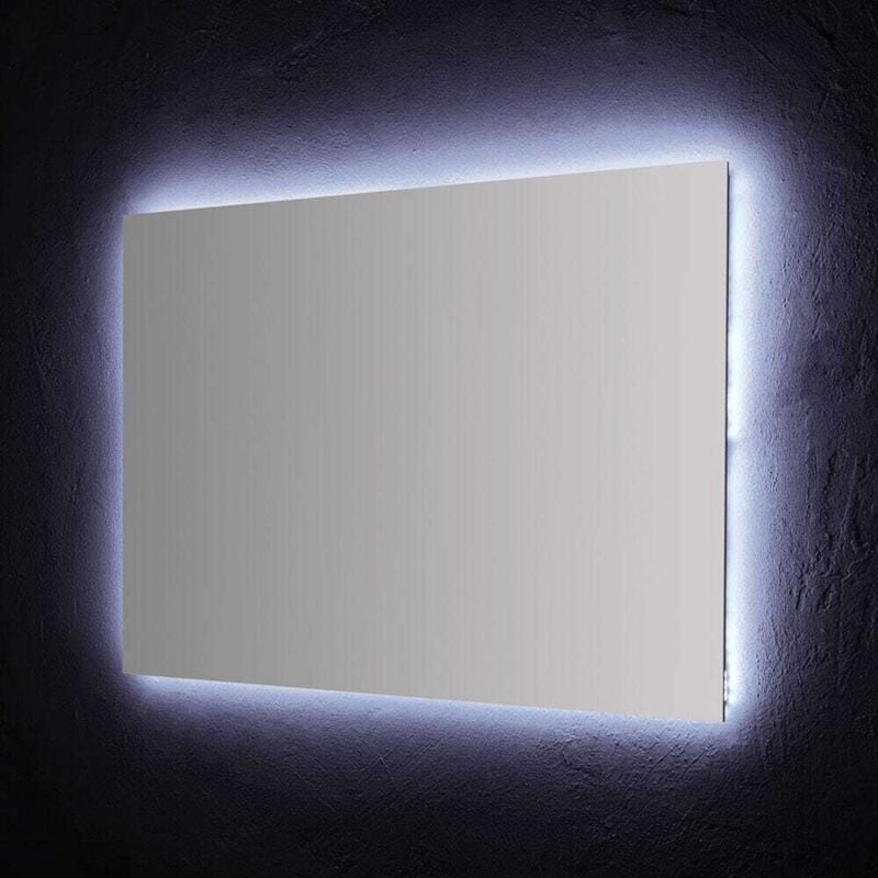 foto del prodotto kiamami valentina specchio bagno 120x70 cm con retroilluminazione a led