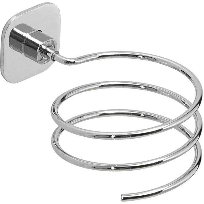 foto del prodotto kiamami valentina spirale porta phon acciaio inox cromato timo
