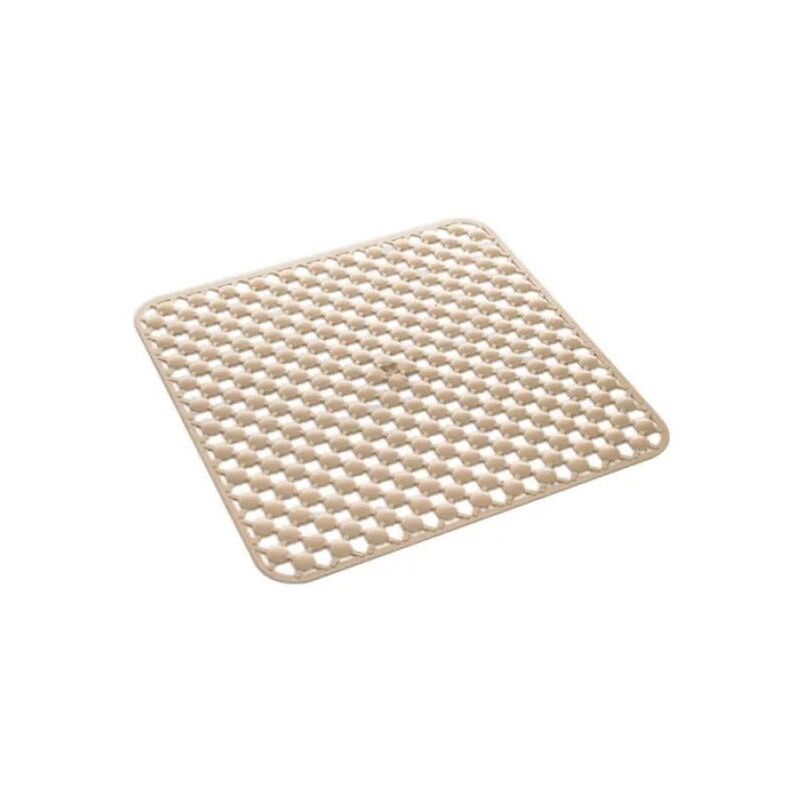 foto del prodotto kiamami valentina tappeto antiscivolo doccia quadrato geo 53 x 53 cm beige