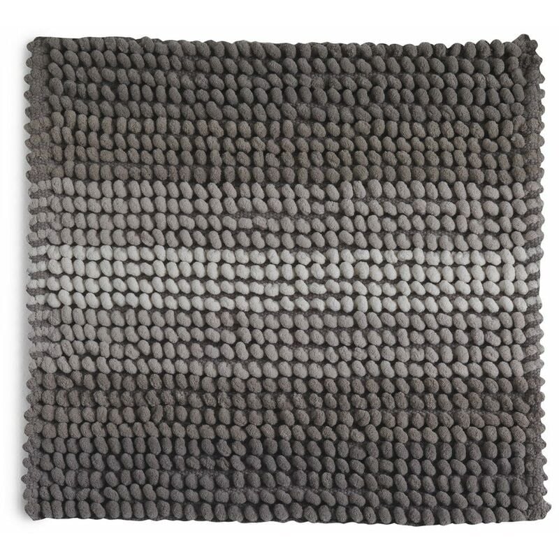 foto del prodotto kiamami valentina tappeto bagno 50x50 cotone e microfibra grigio tortora benjamin