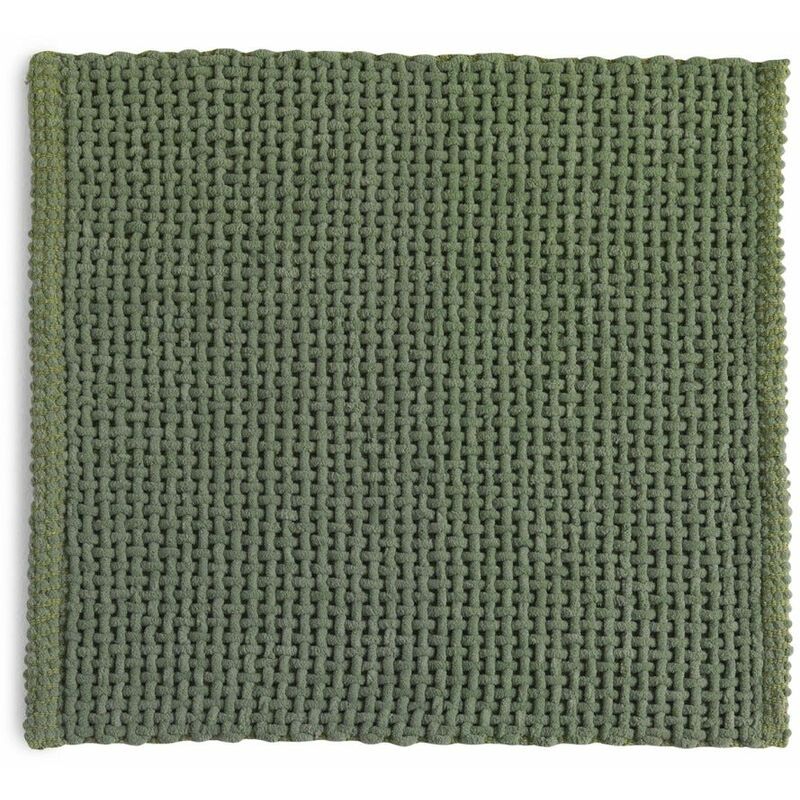 foto del prodotto kiamami valentina tappeto per bagno antiscivolo verde 50cm frangipani