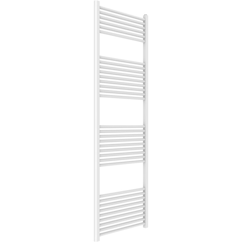 foto del prodotto kiamami valentina termoarredo bagno bianco 60x180 con 33 tubi orizzontali