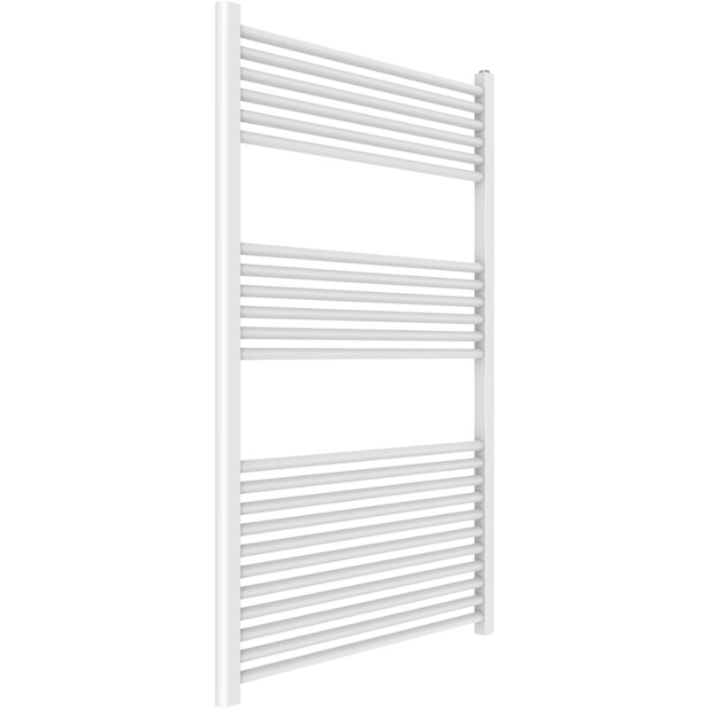 foto del prodotto kiamami valentina termoarredo bagno bianco in acciaio 75x120