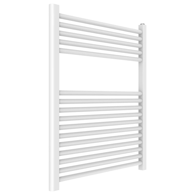 foto del prodotto kiamami valentina termoarredo idraulico bagno 65x77 in acciaio bianco