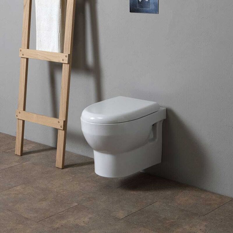 foto del prodotto kiamami valentina vaso wc in ceramica bianca sospeso tuckett