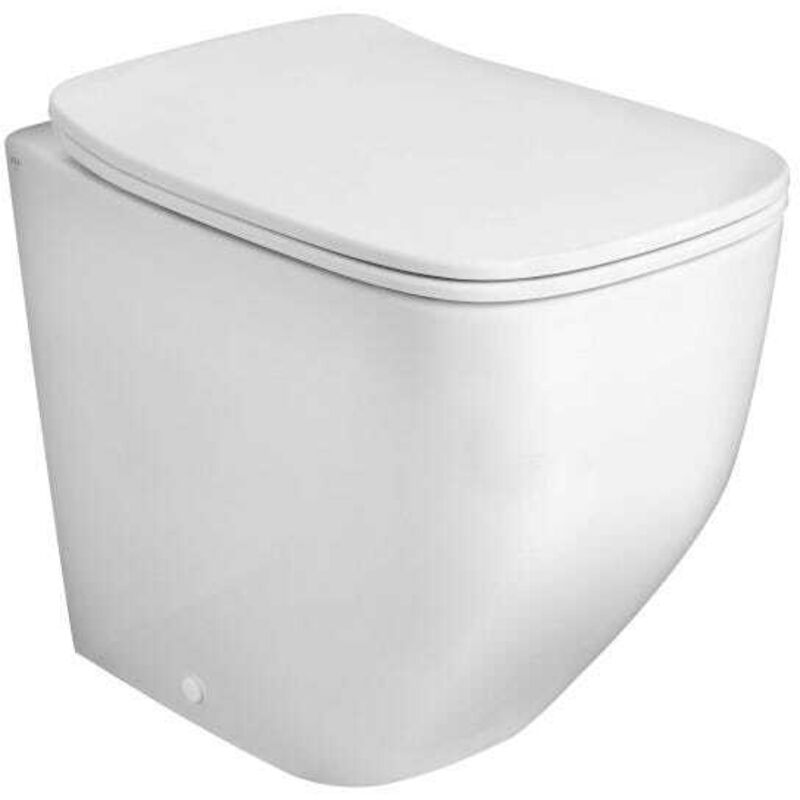 foto del prodotto kiamami valentina water filo muro senza brida bianco opaco mozart