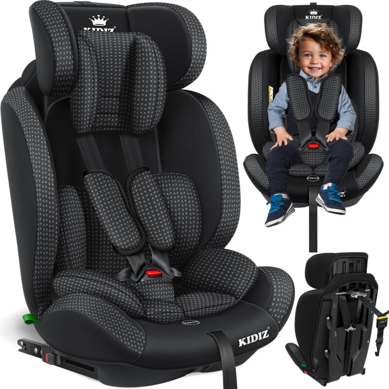 foto del prodotto kidiz triangle premium seggiolino auto bambino guscio seggiolino auto 9 kg 36 kg 1 12 anni gruppo 1 2 3 universale omologato secondo ece r129 03