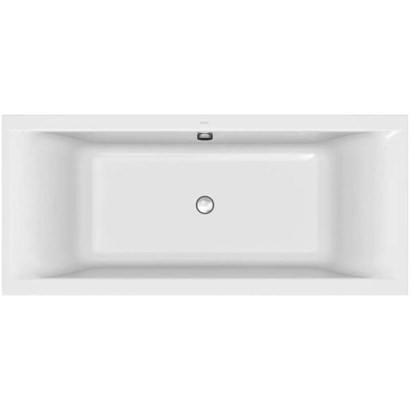 foto del prodotto kielle arkas i vasca da bagno rettangolare, 18x8 cm, bianco 11111550