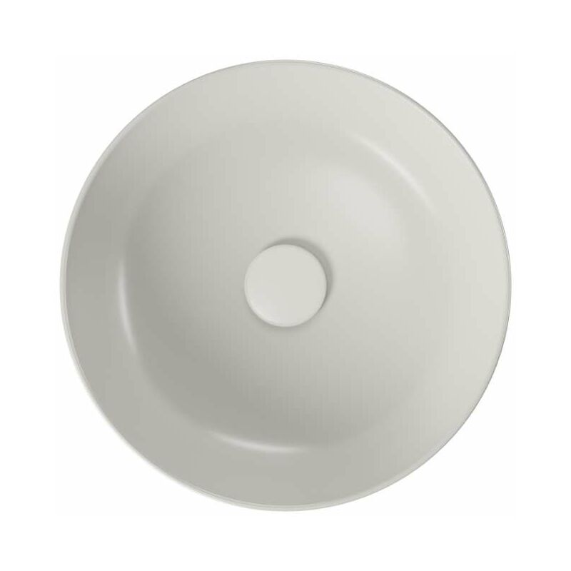 foto del prodotto kielle idolio lavabo da appoggio, diametro 40 cm, grigio 30624402