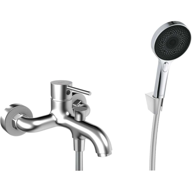 foto del prodotto kielle - oudee - miscelatore per vasca da bagno con accessori, cromo 10302sn10