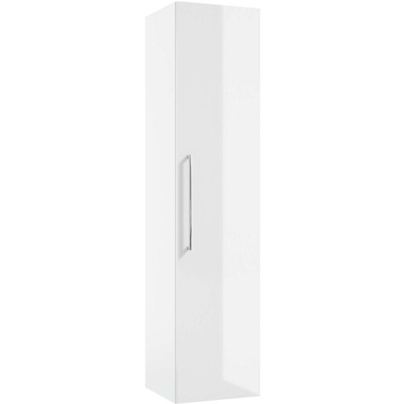 foto del prodotto kielle vega mobiletto pensile alto, 140x33x33 cm, bianco lucido 50218010