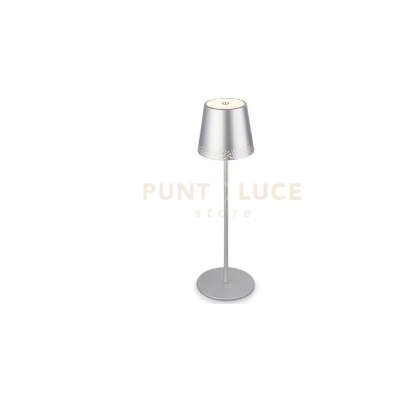foto del prodotto kiki led lampada da tavolo a batteria 38 cm 2,6w 280lm 3000k cromo