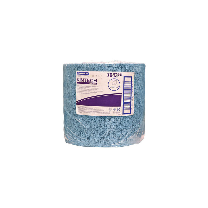 foto del prodotto kimberly clark sistar 152.7643 rotolo blu panni kimtech