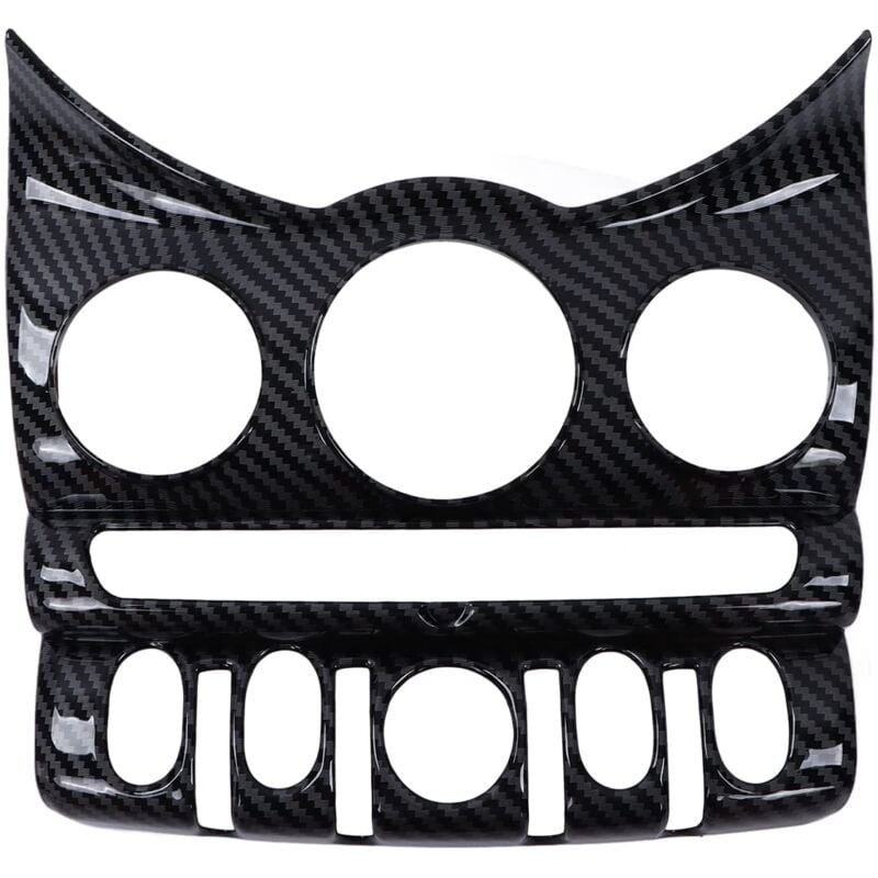 foto del prodotto kimiss rivestimento per bocchette di ventilazione, rivestimento per pannello cd aria condizionata in fibra di carbonio per f55, f56, f57 hatchback