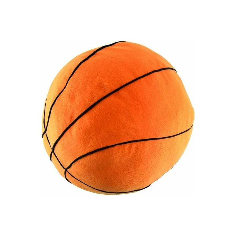 foto del prodotto king home cuscino basketball in poliestere 25 cm arancio
