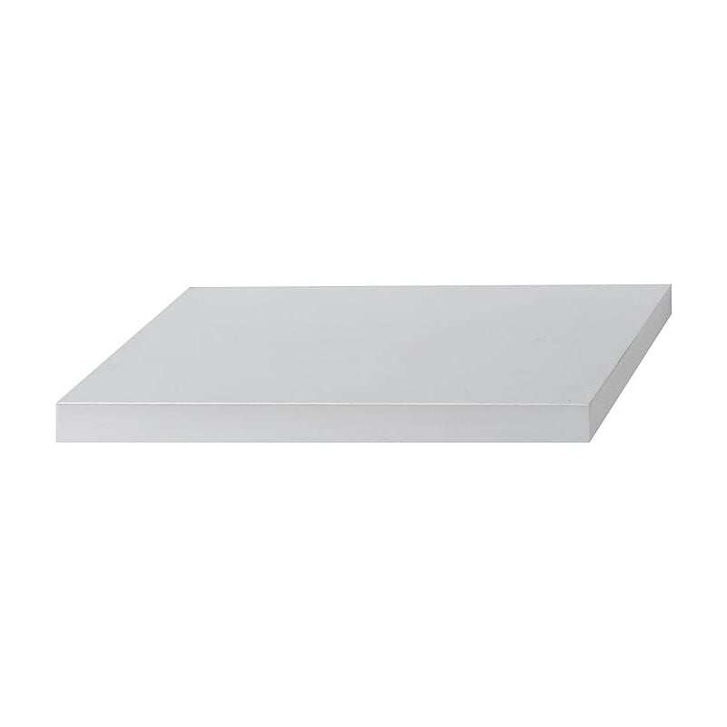 foto del prodotto king home mensola tamburata in mdf bianco 60x25x5h confezione da 8 pezzi