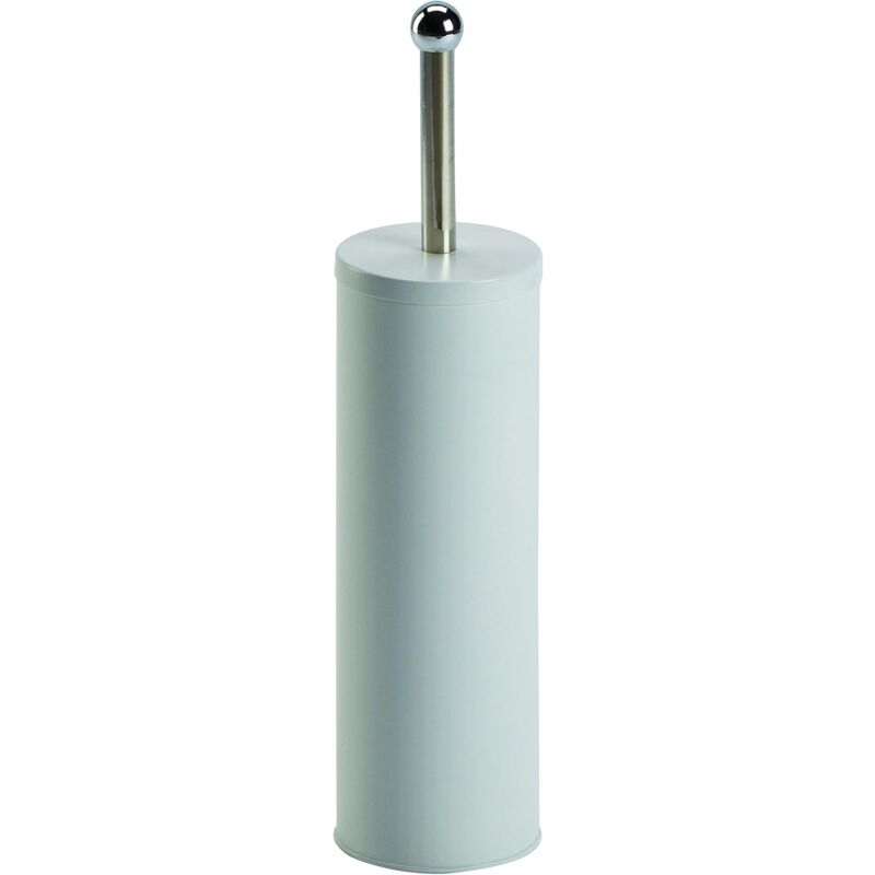 foto del prodotto king home portascopino bianco in acciaio 9,5x38,5h cm