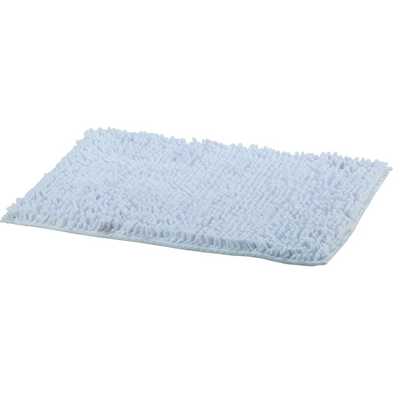 foto del prodotto king home tappeto bagno antiscivolo bianco in ciniglia 60x40 cm