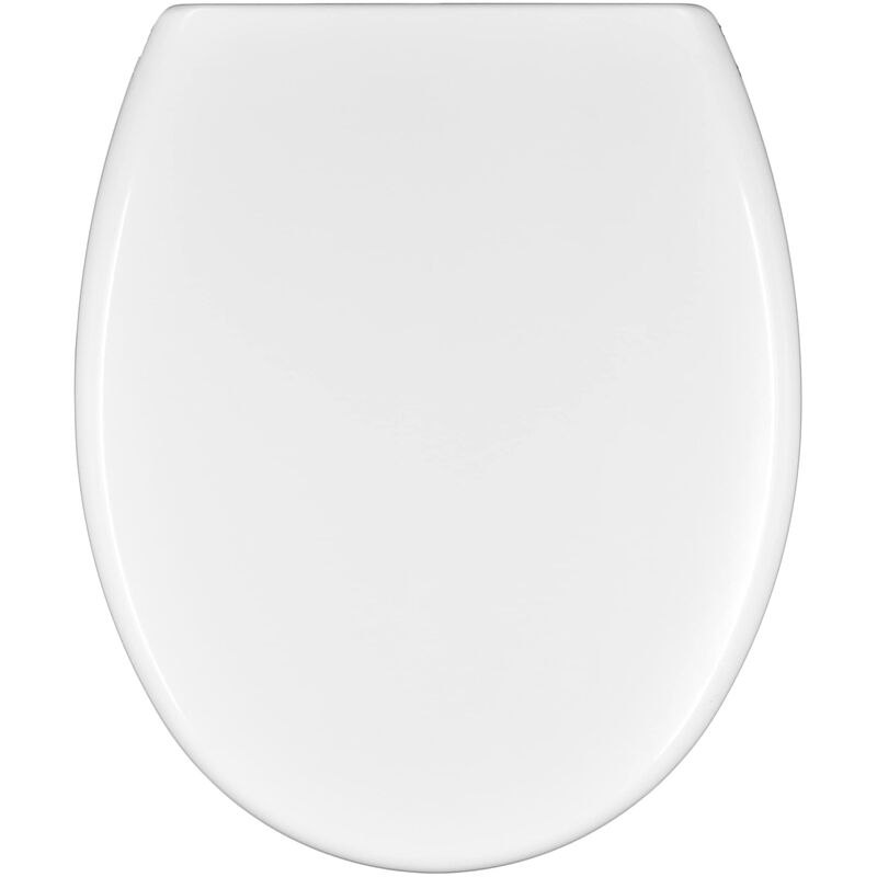 foto del prodotto king seat sedile copriwater universale, forma ovale urea termoindurente, antibatterico, facile da montare, sgancio rapido, chiusura rallentata,