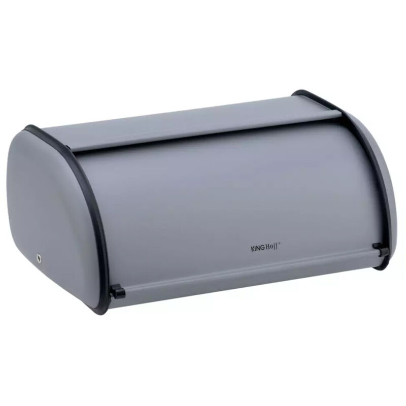 foto del prodotto kinghoff kh 1751 portapane in acciaio grigio