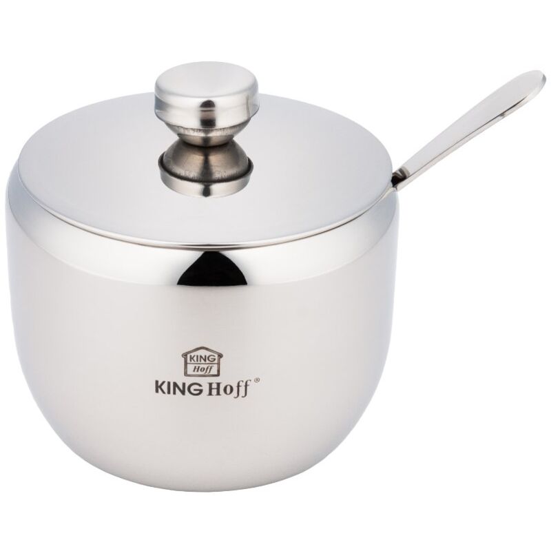 foto del prodotto kinghoff kh 3723 zuccheriera in acciaio 560ml