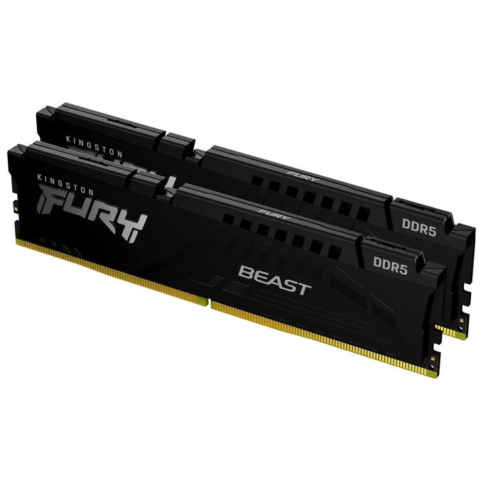 foto del prodotto kingston fury beast 32gb kit 2x16gb ddr5 6800mhz cl34
