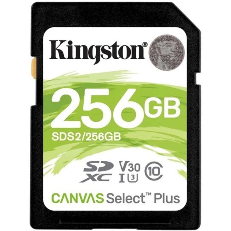 foto del prodotto kingston secure digital 256 gb canvas select plus sds2 256gb class10 uhs i