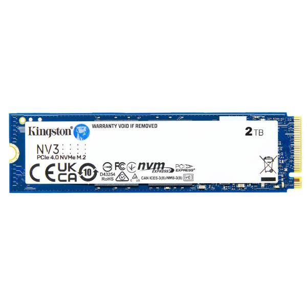 foto del prodotto kingston technology 2000g nv3 m.2 2280 nvme ssd