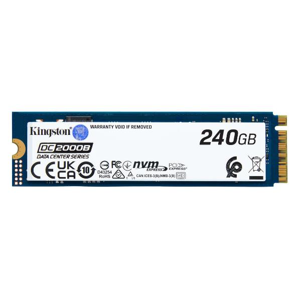 foto del prodotto kingston technology 240g dc2000b pcie 4.0 m.2 2280 enterprise ssd