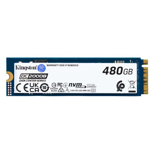 foto del prodotto kingston technology 480g dc2000b pcie 4.0 m.2 2280 enterprise ssd