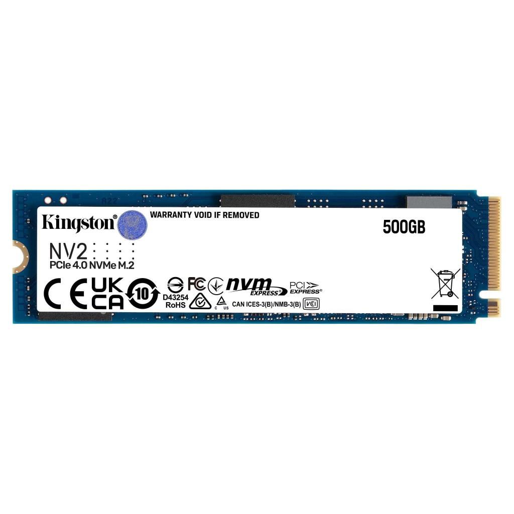 foto del prodotto kingston technology 500g nv2 m.2 2280 pcie 4.0 nvme ssd