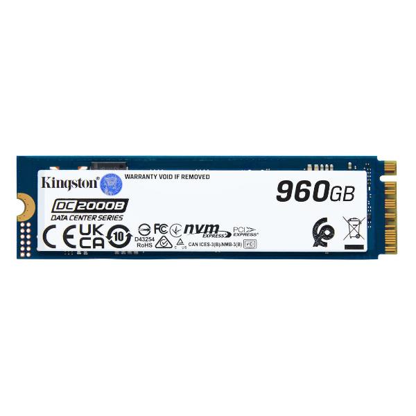 foto del prodotto kingston technology 960g dc2000b pcie 4.0 m.2 2280 enterprise ssd