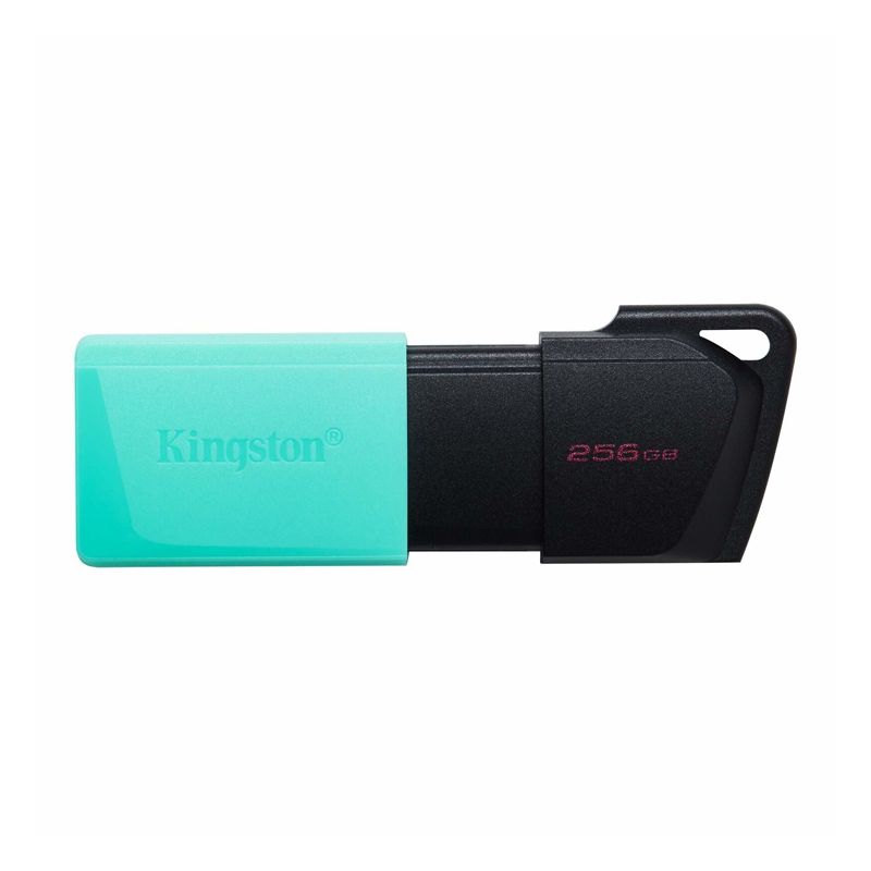 foto del prodotto kingston technology datatraveler 256gb usb3.2 gen1 exodia m nero verde ottanio 