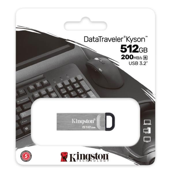 foto del prodotto kingston technology datatraveler drive flash usb kyson da 512gb
