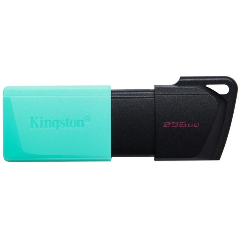 foto del prodotto kingston technology datatraveler exodia m unita' flash pen drive usb 256 gb usb tipo a nero turchese