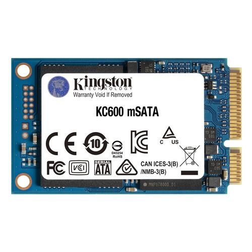 foto del prodotto kingston technology drive ssd kc600 sata3 msata 256g - skc600ms 256g