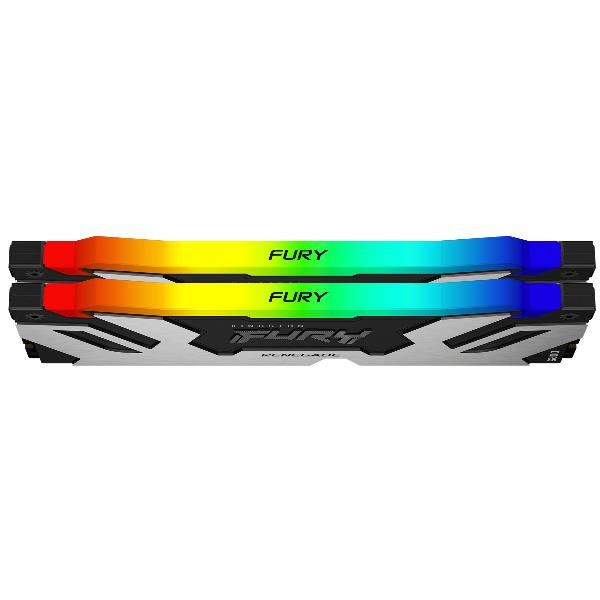 foto del prodotto kingston technology fury 32gb 6400mt s ddr5 cl32 dimm kit da 2 renegade rgb