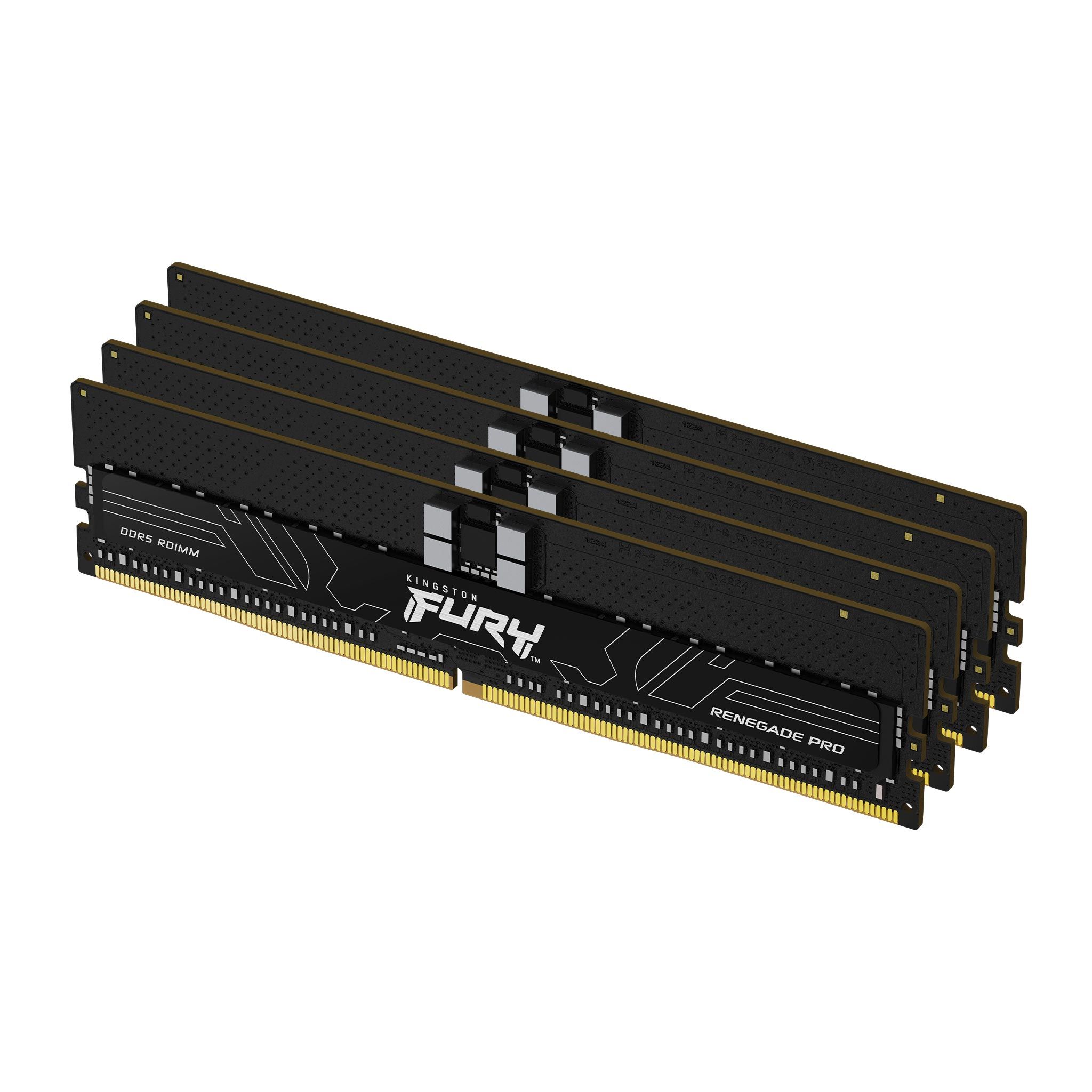 foto del prodotto kingston technology fury 64gb 6000mt s ddr5 ecc reg cl32 dimm kit da 4 renegade pro xmp