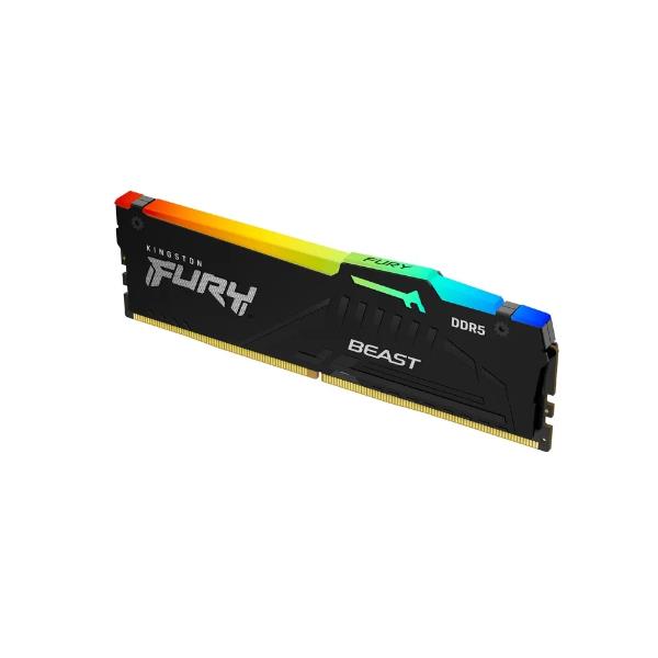 foto del prodotto kingston technology fury beast 32 gb 5200 mt s ddr5 cl40 dimm rgb