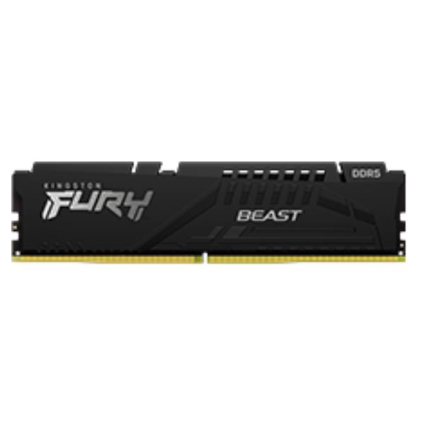 foto del prodotto kingston technology fury beast 32gb 6000mt s ddr5 cl36 dimm kit of 2 black expo