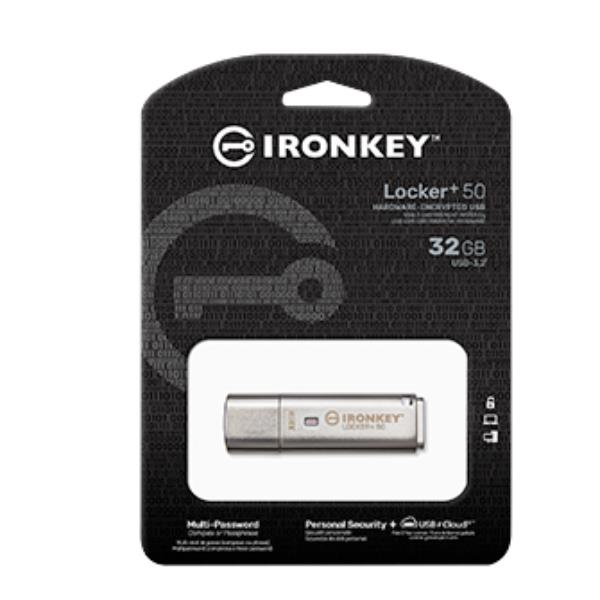 foto del prodotto kingston technology ironkey 32gb iklp50 aes usb, w 256bit encryption